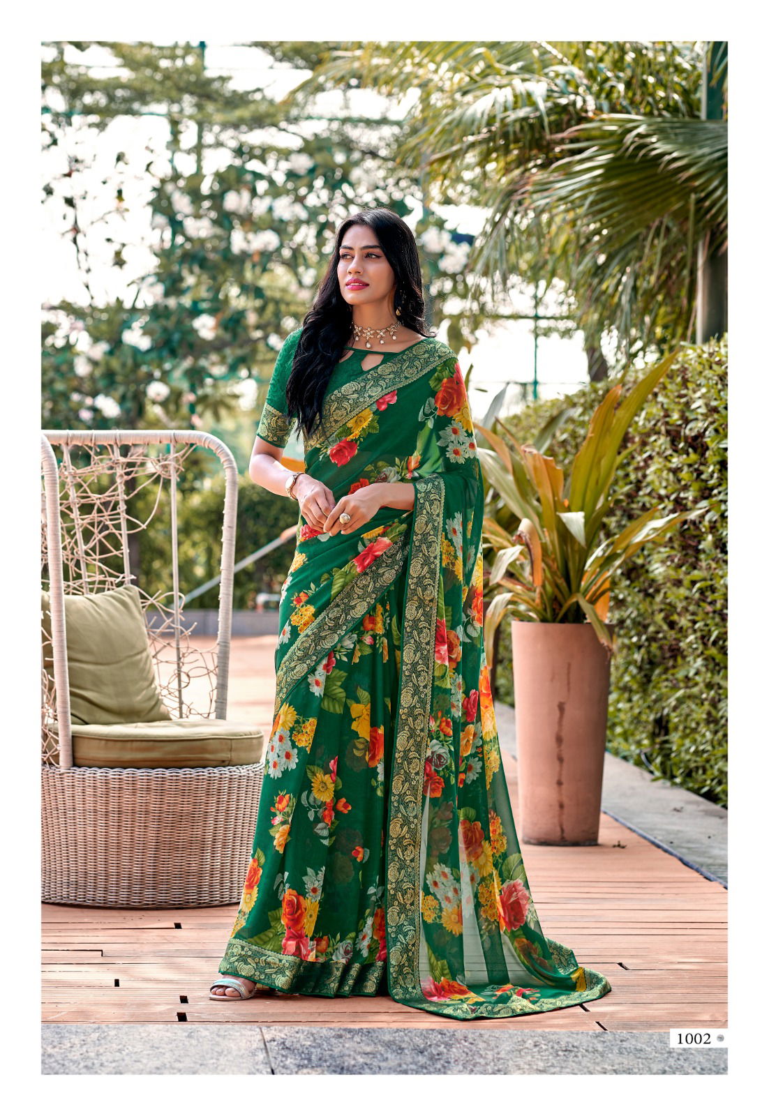 Stavan Fuldani Weightless Printed Sarees Catalog
